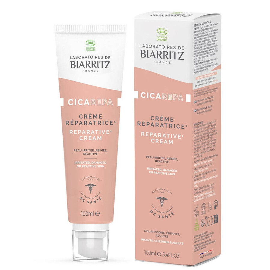 Laboratoires De Biarritz Crema reparadora bio Pieles irritadas o reactivas 100ml