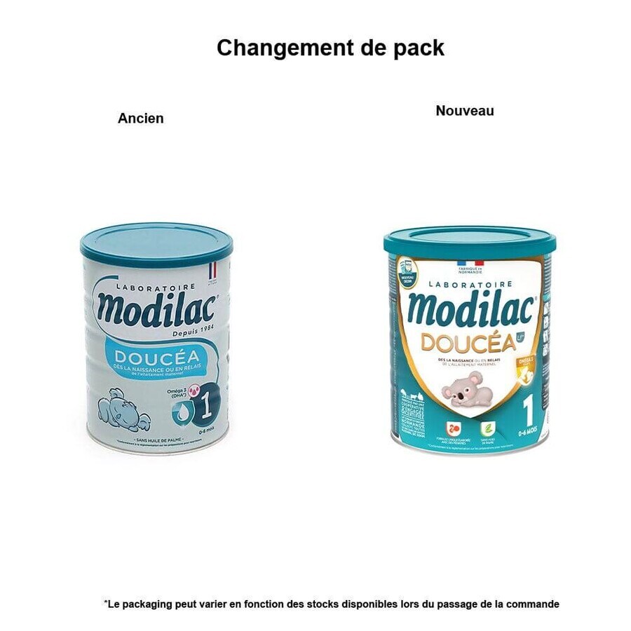 Modilac Doucéa Leche en Polvo 1 0 a 6 meses 820g