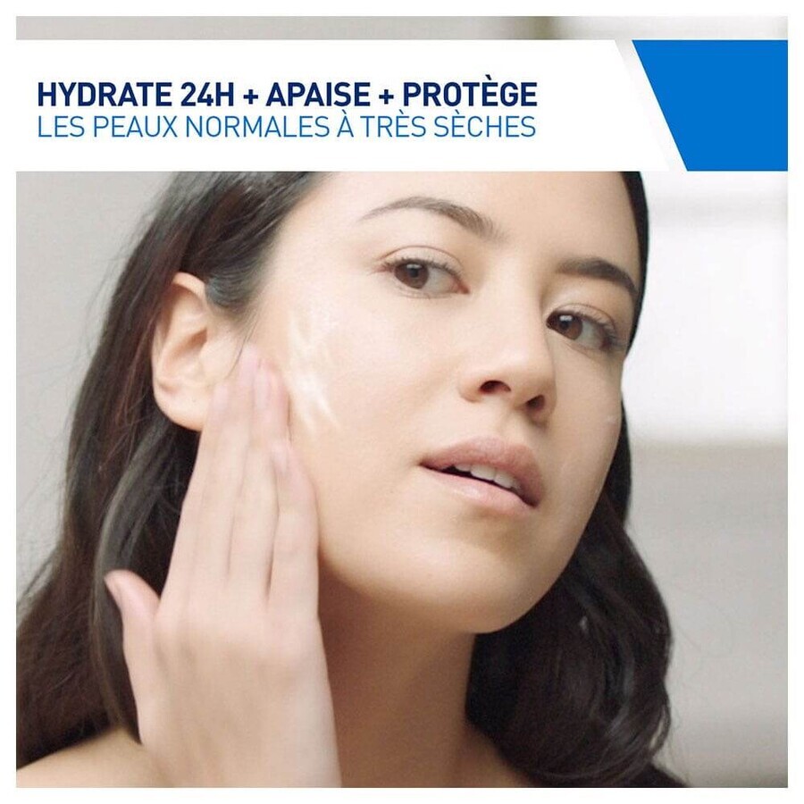 Cerave Moisturizing Face Cream SPF30 52ml + Cleansing Cream 20ml for normal to very dry skin