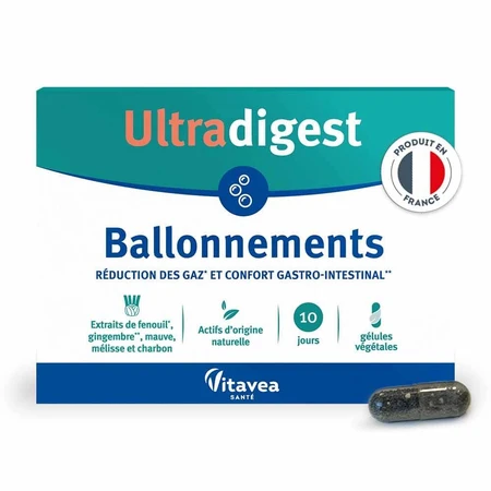 Vitavea Santé Gonfiore Ultradigest 30 cápsulas