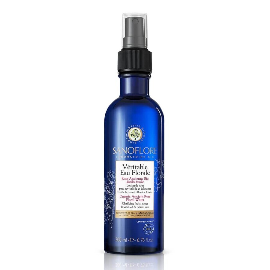 Sanoflore Eaux Florales Acqua Floreale Di Rosa Antica Bio 200ml