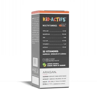 Aragan Synactifs KidActifs Boost Multivitaminsirup für die Immunabwehr 125 ml