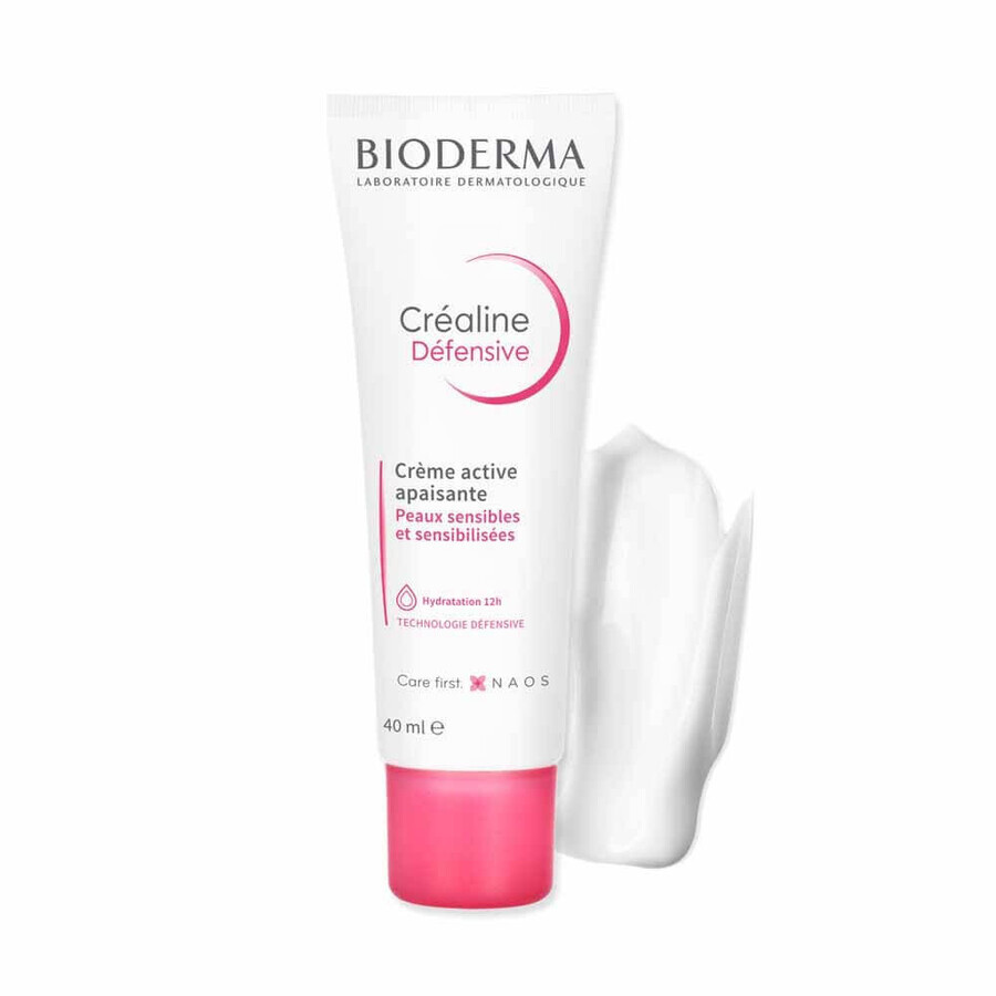 Bioderma Crealine Crème Active Apaisante Defensive Peaux Sensibles et Sensibilisées 40ml Bioderma Crealine Crème Active Apaisante Defensive Peaux Sensibles et Sensibilisées 40ml