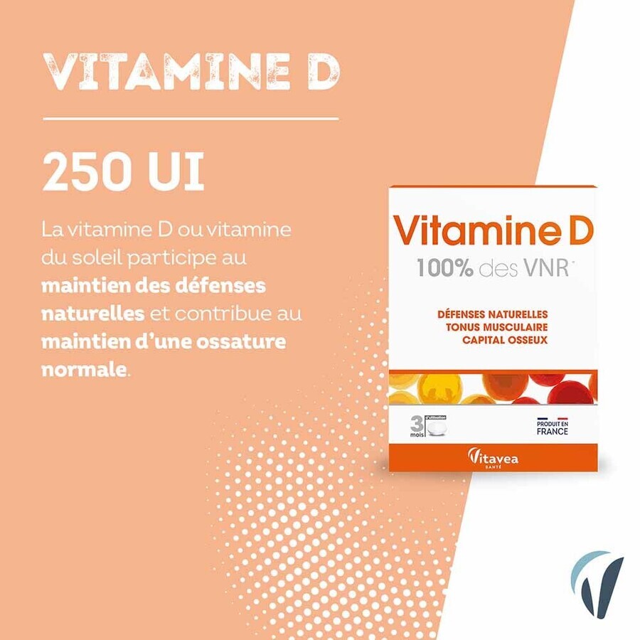 Vitavea Santé Vitamine D 90 comprimate