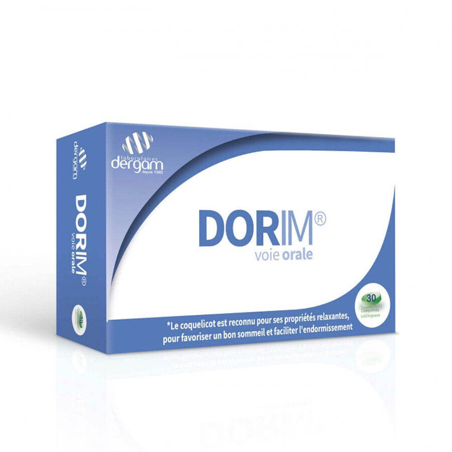 Dergam Dorim 30 sublinguale Tabletten
