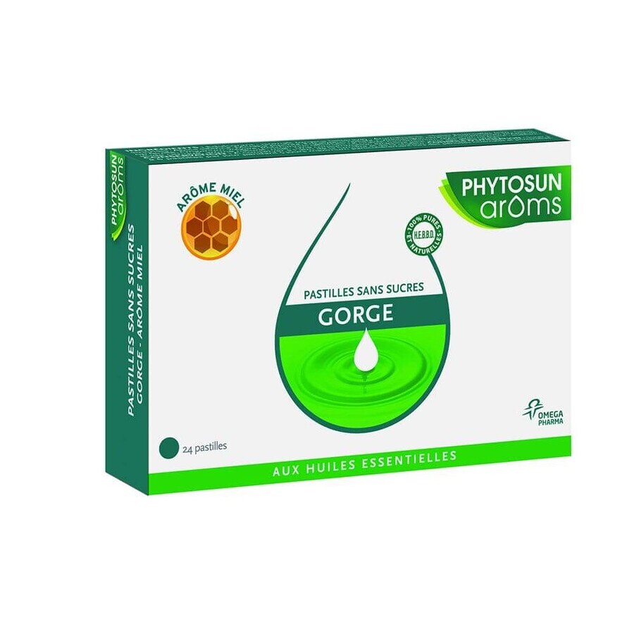 Phytosun Aroms Sugar-free Honey Lozenges 24 lozenges