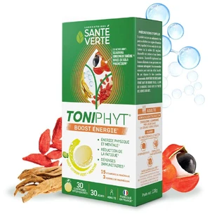 Sante Verte Toniphyt Boost Goût Citron-menthe 30 Comprimés