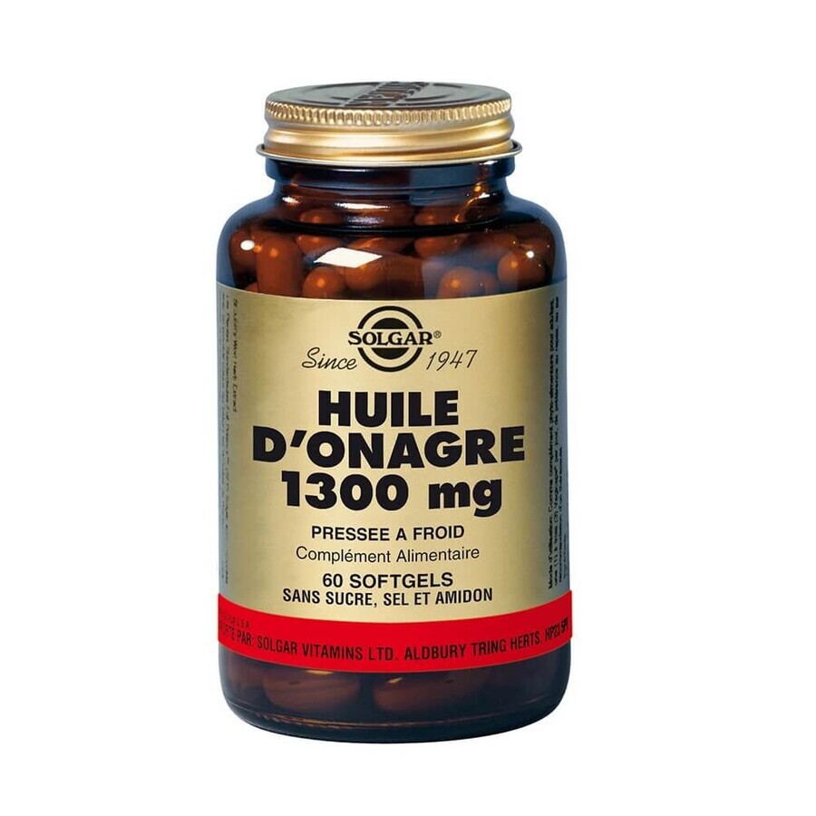 Solgar Evening Primrose Oil 60 Gelule Equilibre Féminin 1300 mg