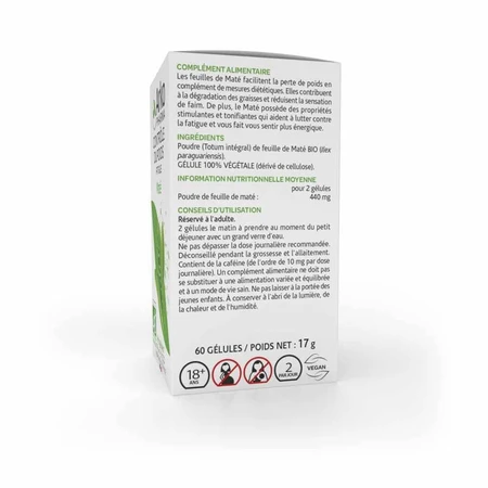 Arkopharma Arkocapsule Weight Control Fatigue Mat Effect 60 Capsules