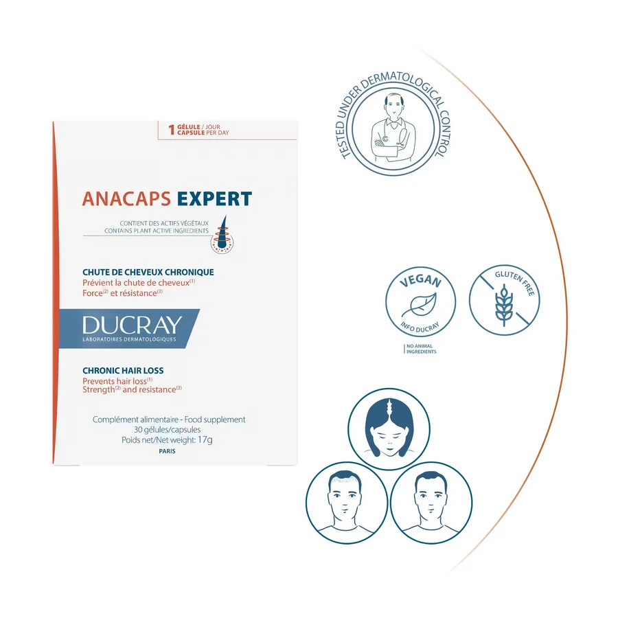 Anacaps Expert, 90 capsule, Ducray 