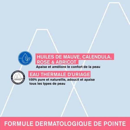 Uriage Roseliane Fluide Dermo Nettoyant Peaux Sensibles A Rougeurs 250ml