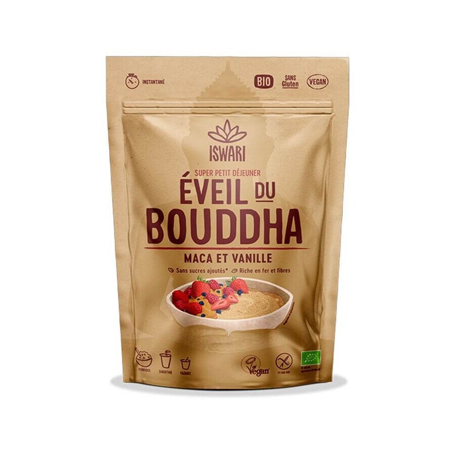 Iswari Eveil du Bouddha Organic Vanilla Maca Breakfast Super 360g