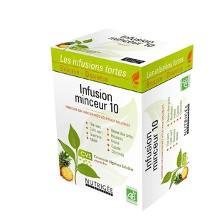Nutrigée Infusion Minceur 10 Bio 30 Bolsitas