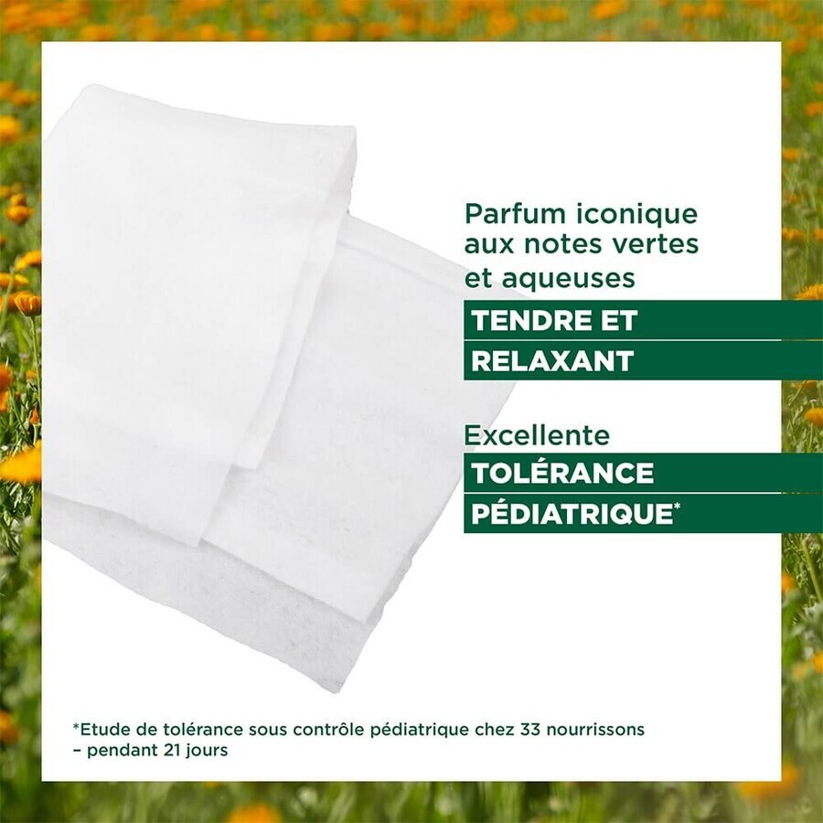 Klorane Newborn Gentle Cleansing Wipes 70 Einheiten