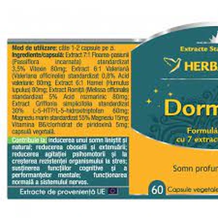 DormBine, 60 capsules, Herbagetica