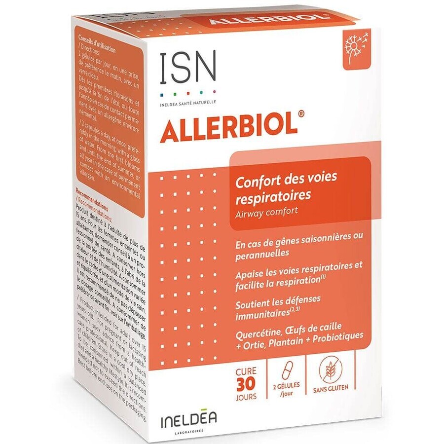Ineldea Santé Naturelle Allerbiol® Comfort for breathing 60 capsules