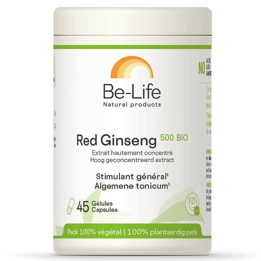 Be-Life Ginseng Rojo 500 Bio 45 cápsulas