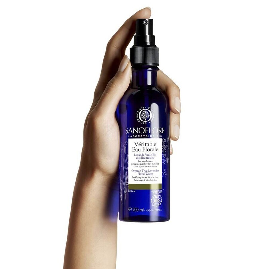 Sanoflore Eaux Florales Veritable Eau Florale De Lavande Fine Bio 200ml Sanoflore Eaux Florales Veritable Eau Florale De Lavande Fine Bio 200ml