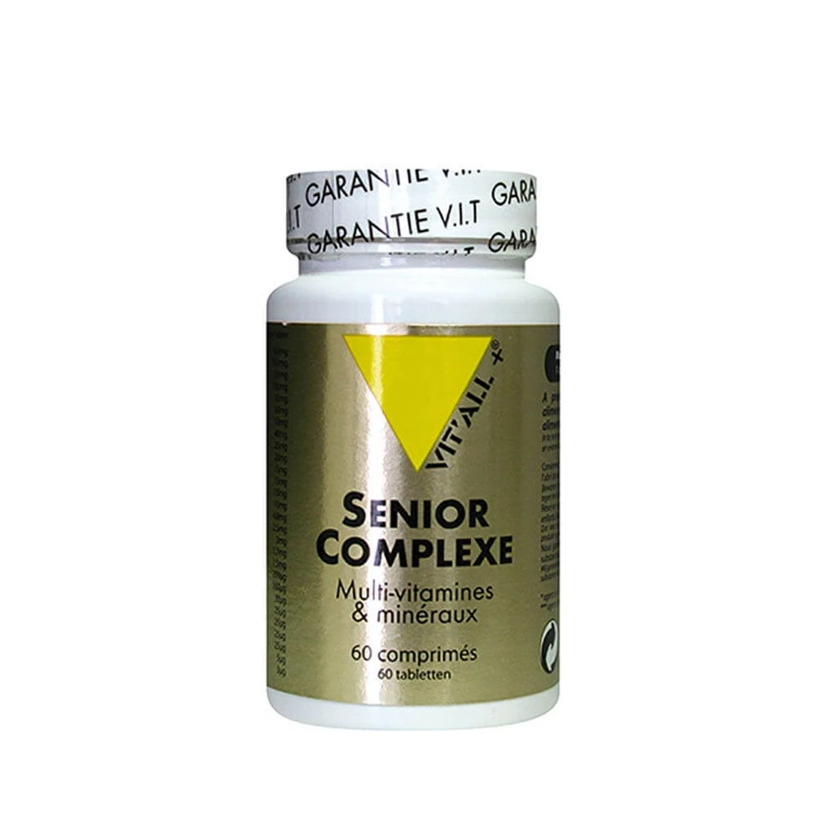 Vit'All+ Senior Complexe Multi-vitamines & minéraux 60 comprimés