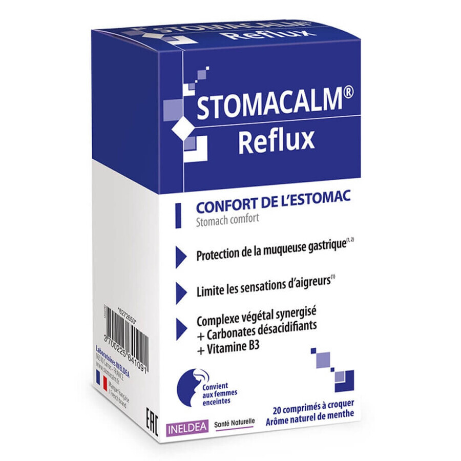 Shop Ineldea Santé Naturelle Stomacalm® Magen-Reflux-Komfort 20 Tabletten Ineldea Santé Naturelle Stomacalm® Magen-Reflux-Komfort 20 Tabletten