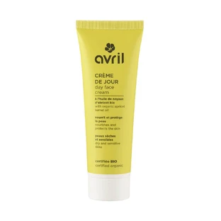Avril Crema de día con aceite de hueso de albaricoque bio pieles secas y sensibles 50ml