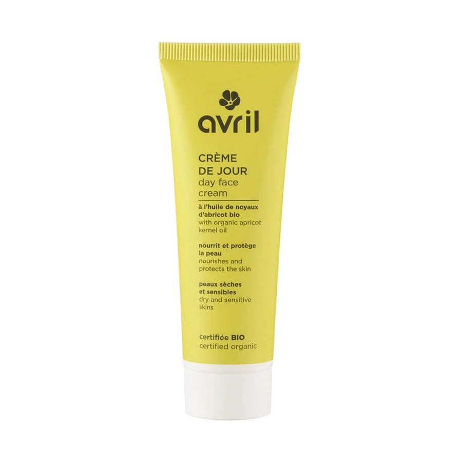 Avril Crema de día con aceite de hueso de albaricoque bio pieles secas y sensibles 50ml