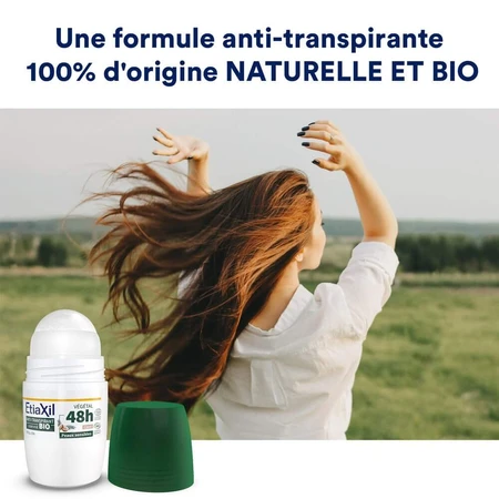 Etiaxil Antitranspirante Roll-on Antitranspirante Biológico 48 horas 50ml