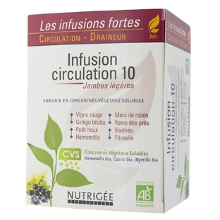 Nutrigée Circulación 10 BIO Piernas Ligeras 30 Bolsitas