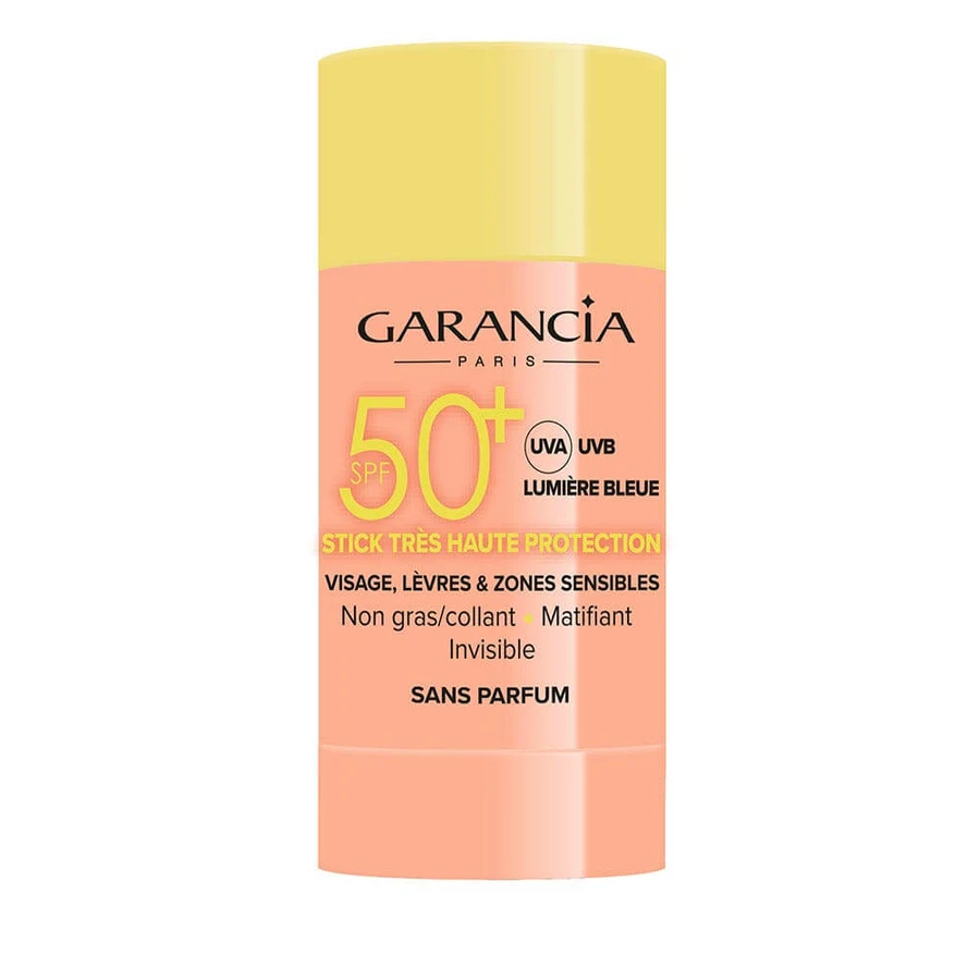 Garancia Stick Très Haute Protection SPF50+ Visage Lèvres et Zones Sensibles 15ml
