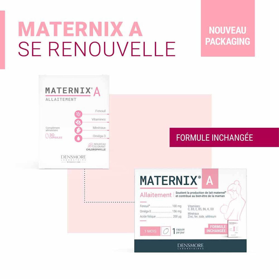 Densmore Gynaecologie Maternix A Borstvoeding x 30 capsules