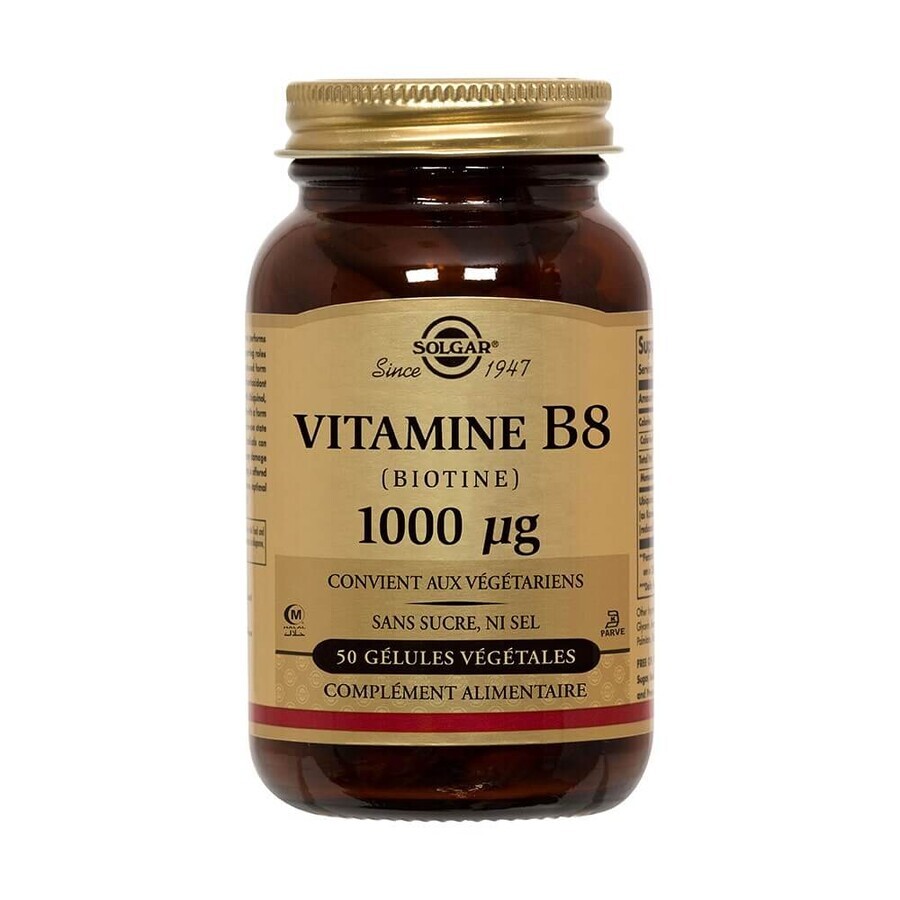 Winkel op Solgar Vitaminen B8 Biotine 1000 Microg 50 Gelule Biotine Beauté Peau, Cheveux 50 gélules végétales Solgar Vitaminen B8 Biotine 1000 Microg 50 Gelule Biotine Beauté Peau, Cheveux 50 gélules végétales