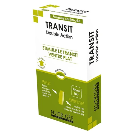 Nutrigée Transit Double Action Formule Renforcée 60 Comprimés