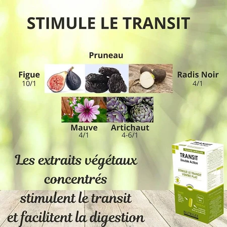 Nutrigée Transit Double Action Formule Renforcée 60 Comprimés