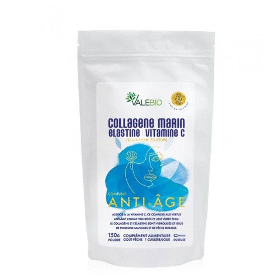 Valebio Marine Collagen Elastin Vitamin C Complexe anti-âge 150g