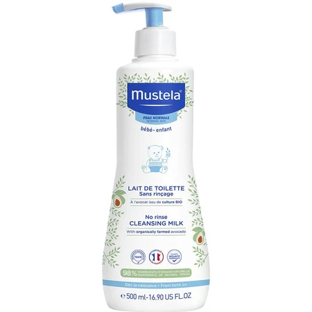 Mustela Reinigungsmilch ohne Spülung Normale Haut 500ml