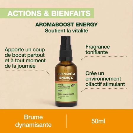 Pranarôm Aromaboost Energienevel Bio 50ml