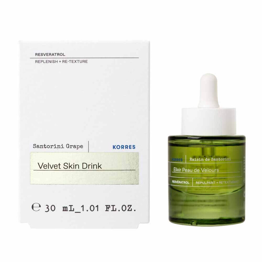Korres Uva di Santorini Elixir della pella vellutata 30ml
