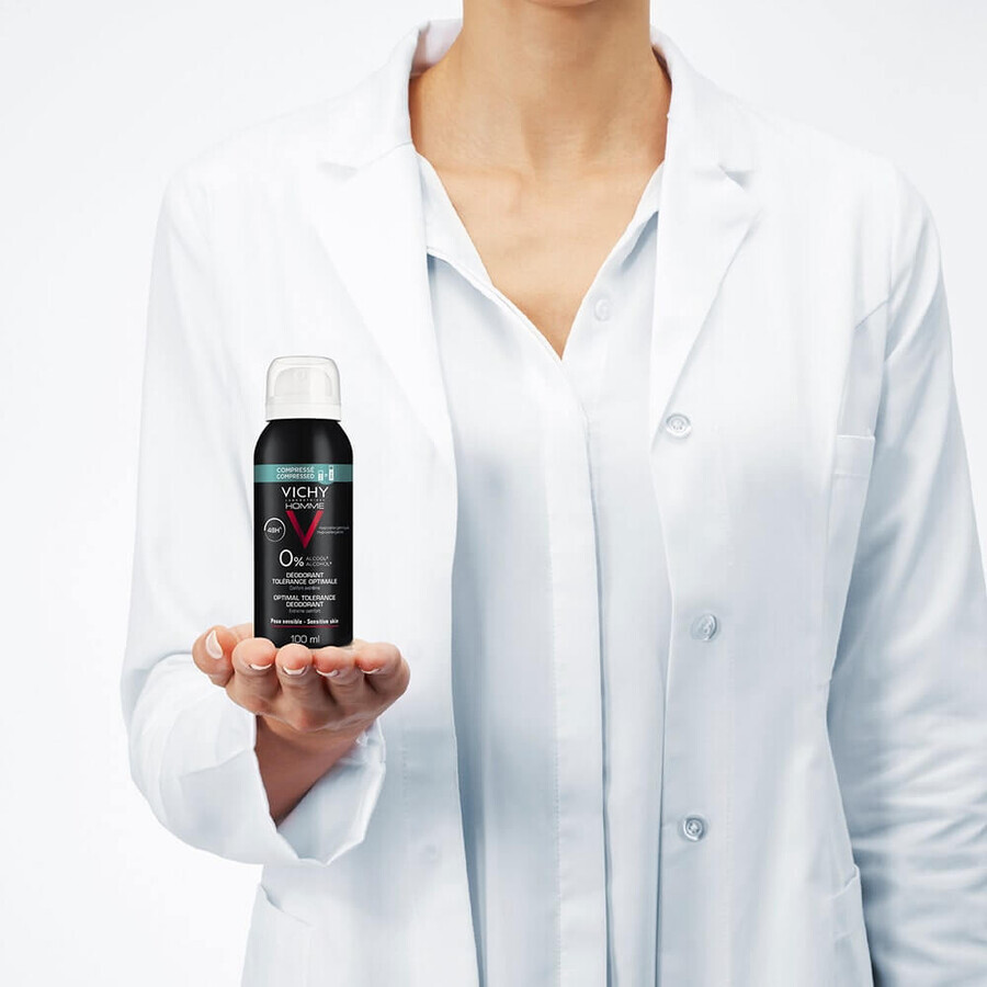 Vichy Deodorante Spray Compresse Tolleranza ottimale 48 ore Pelli sensibili 100ml Vichy Deodorante Spray Compresse Tolleranza ottimale 48 ore Pelli sensibili 100ml