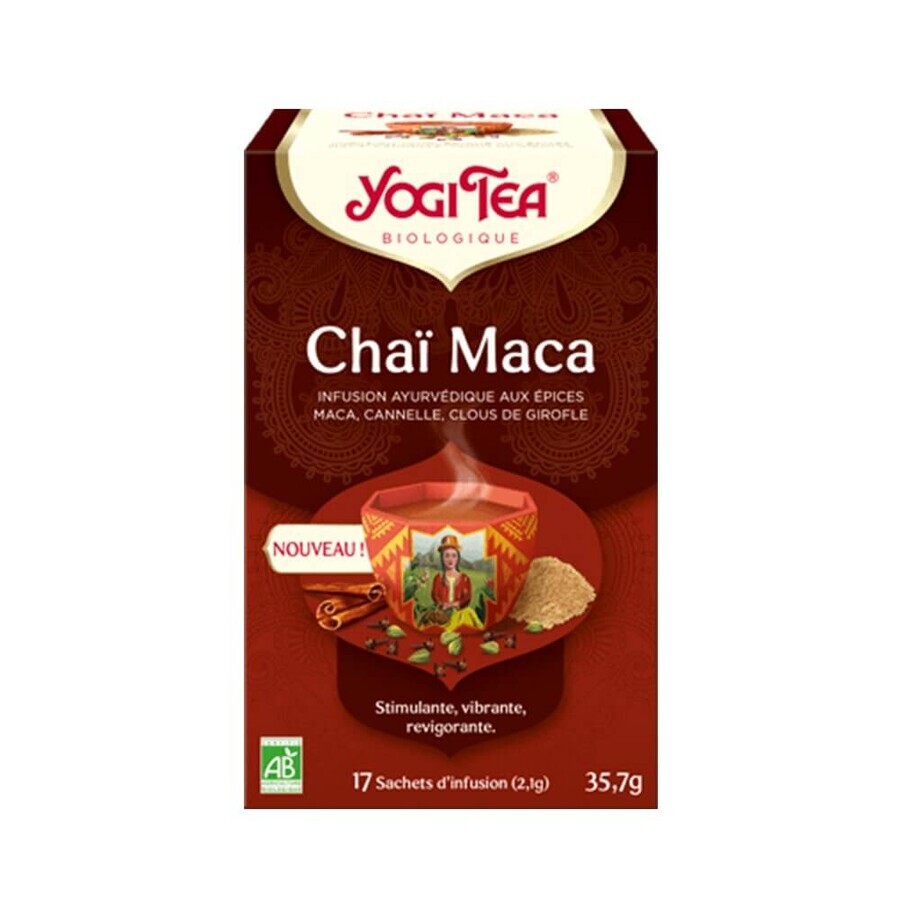 Yogi Tea Infusion Chaï Maca 17 sachets