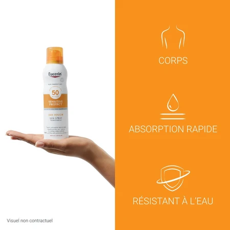 Eucerin Sun Protection Sensitive Protect Bruma Transparente Spf50 Piel Sensible 200 ml
