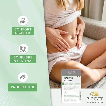 Biocyte Health Gastro Fluryl x30 cápsulas vegetales