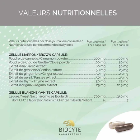 Biocyte Health Gastro Fluryl x30 cápsulas vegetales