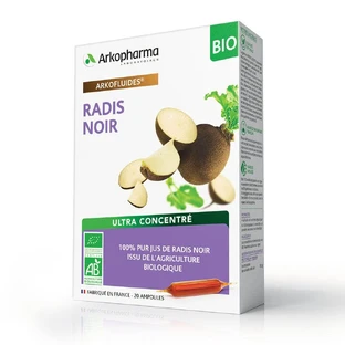 Arkopharma Arkofluids Schwarzer Rettich Bio 20 Ampullen