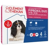 Clement-Thekan Fiprokil Duo flea and tick repellent for dogs 2-10 kg 0.67ml x4 pipettes