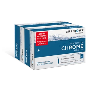 Granions de Chrome, 2 x 30 Trinkampullen, Granions