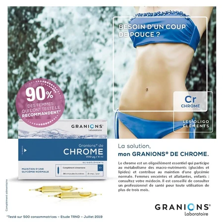 Granions de Chrome, 2 x 30 Trinkampullen, Granions