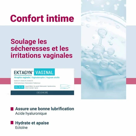 Densmore Gynaecologie Ektagyn met ectoïne 30ml + 7 wegwerpcanules