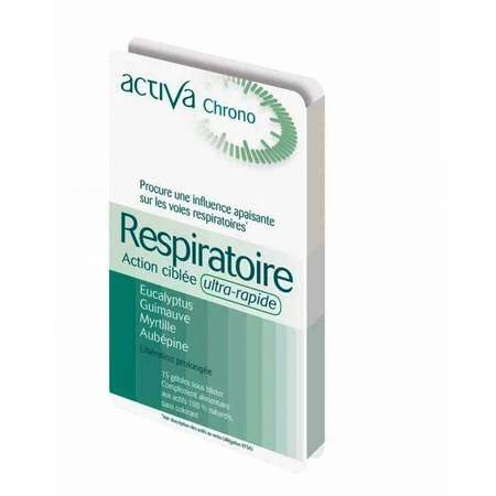 Activa Crono Respiración Ultra Rápida Acción Dirigida 15 Cápsulas