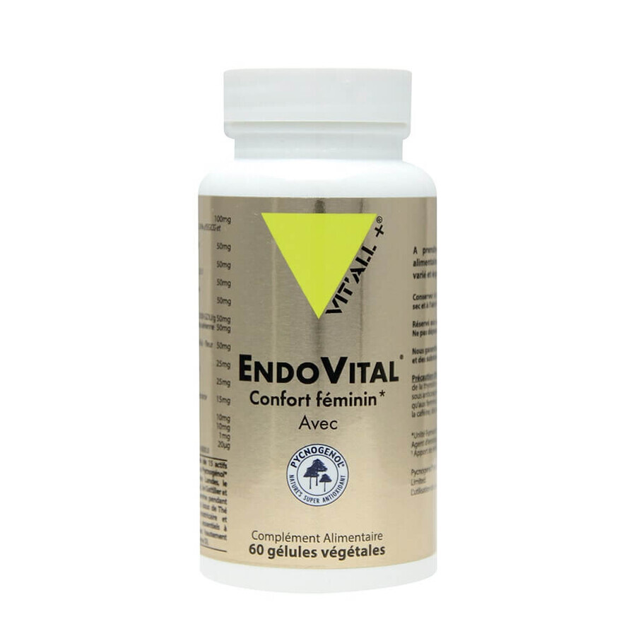 Vit'All+ Endovital vrouwelijk comfort met Pycnogenol 60 plantaardige capsules