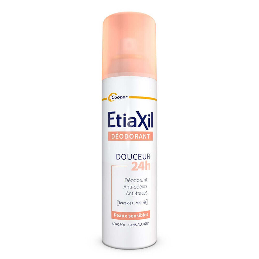 Etiaxil Deodorant Spray Delicacy without aluminum 48 hours Sensitive Skin 150 ml